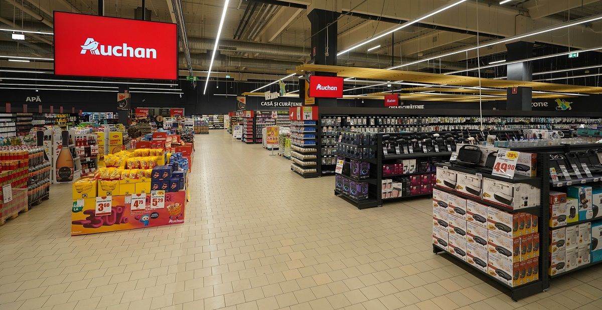 Cel mai avansat concept de hiperstore Auchan, de acum şi în hipermarketul Auchan Găvana din Piteşti