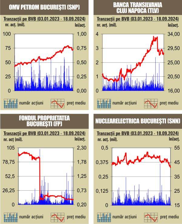 Tranzacţii de 33 milioane lei, cu mult sub media zilnică a anului