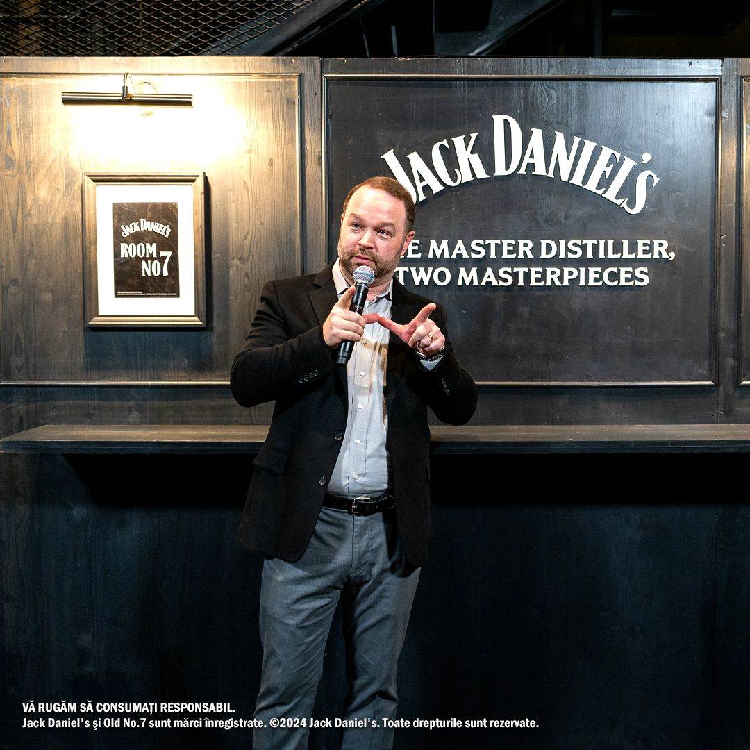 Simfonie cu note de degustare unice, cu ocazia vizitei celui de-al 8-lea Master Distiller Jack Daniel's în Bucureşti