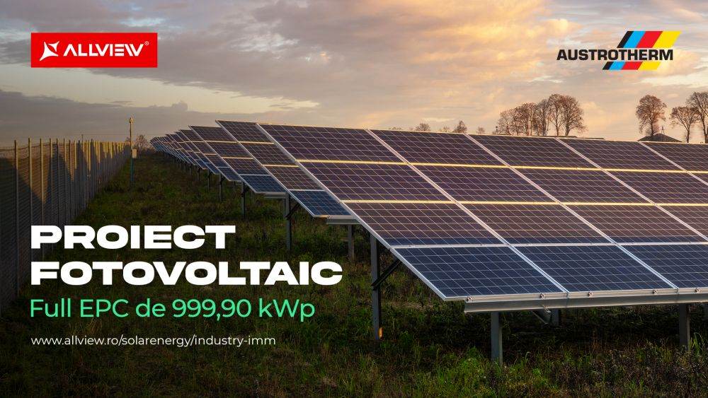 Allview Solar Energy intră în parteneriat cu Austrotherm, pentru realizarea unui sistem fotovoltaic de 999,90 kWp