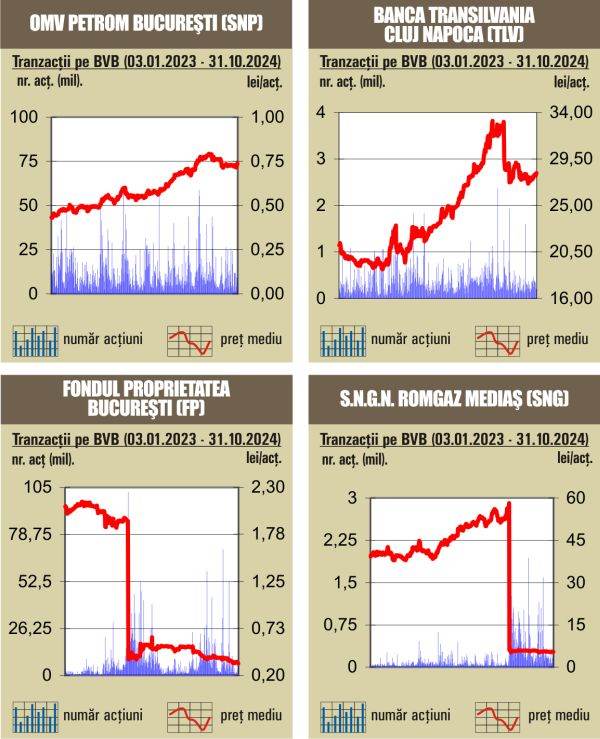 Scăderi uşoare pentru indici 