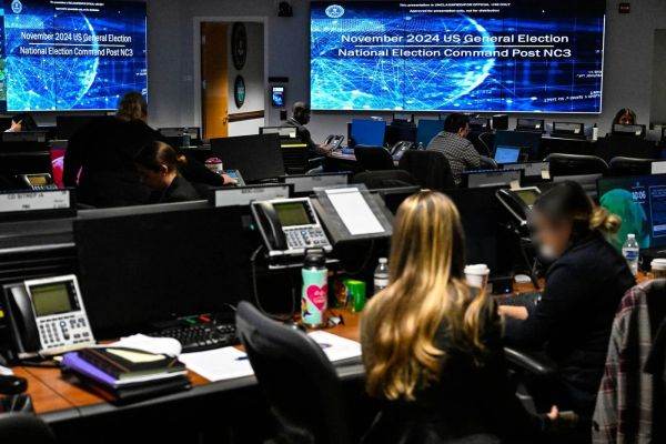 FBI Election Monitoring Center (Photo source: https://www.fbi.gov/)