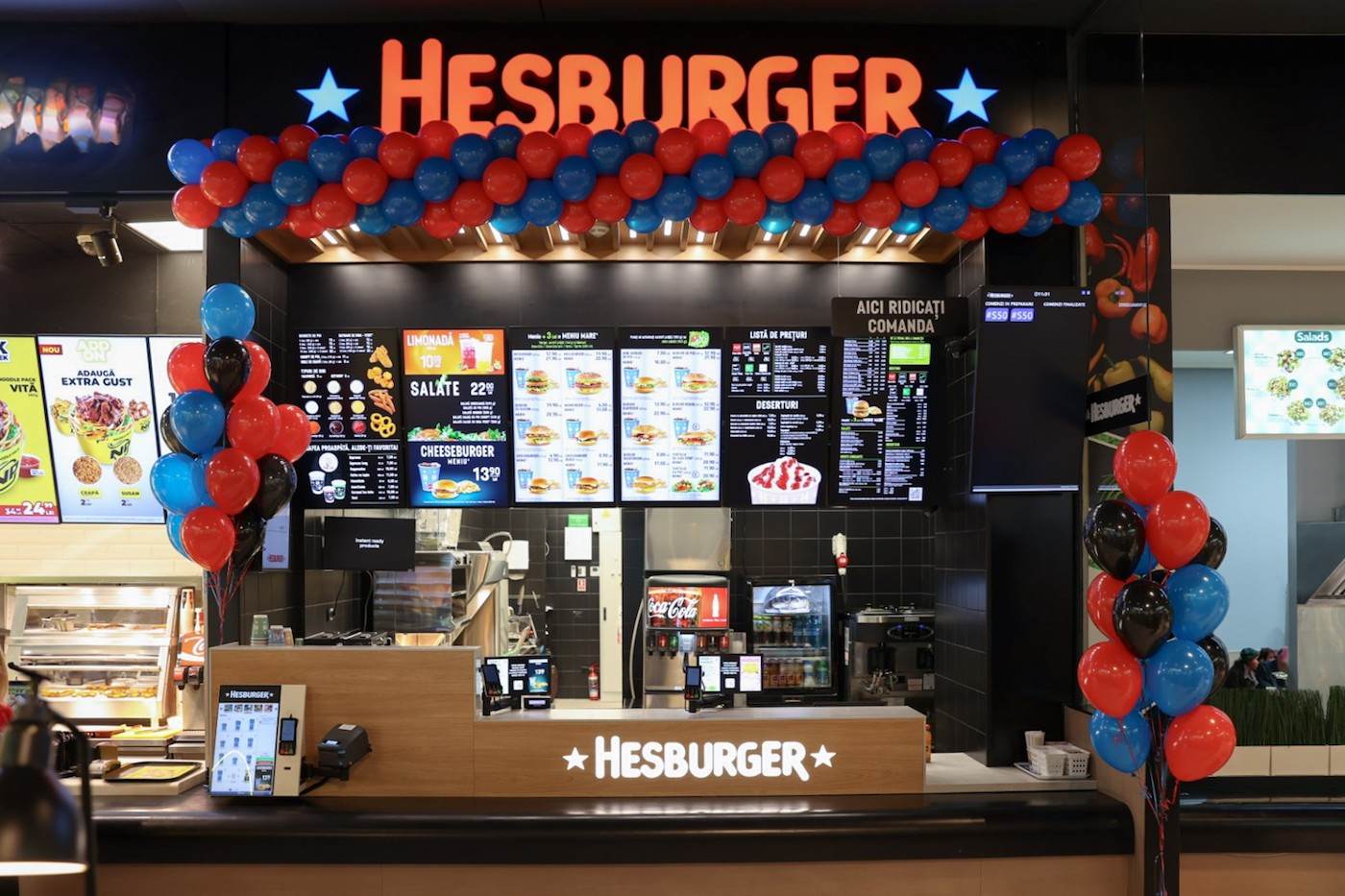 Hesburger deschide al şaselea restaurant în România, la Mega Mall