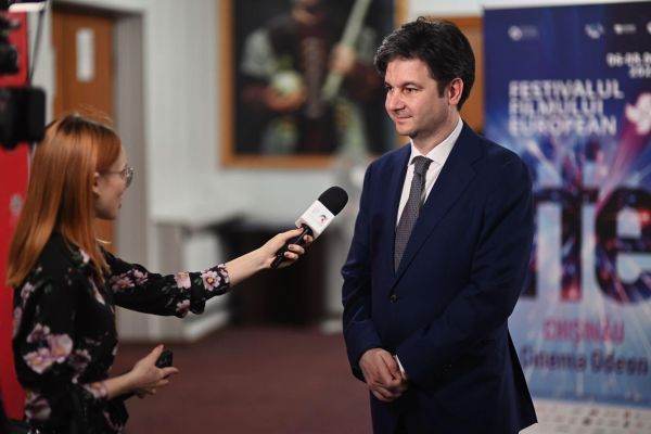 "EUNIC's role in supporting the European path of EU candidate states - Ukraine and the Republic of Moldova - was debated within the working groups in order to be integrated into the strategy," said Liviu Jicman, president of the Romanian Cultural Institute and president of the European Union National Institutes for Culture. (Photo source: Facebook/ Liviu Jicman)