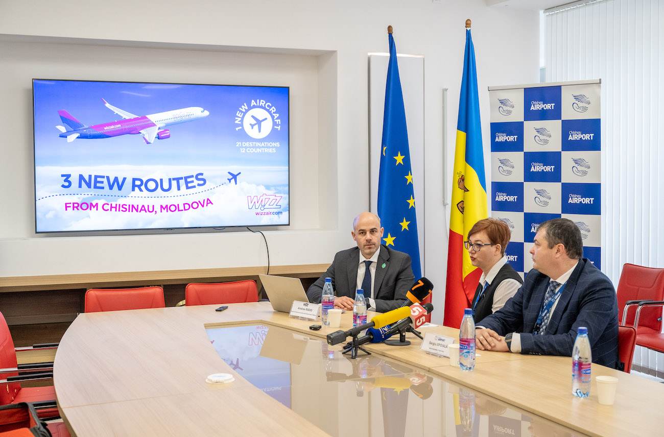 Wizz Air stabileşte o bază permanentă la Chişinău din vara lui 2025