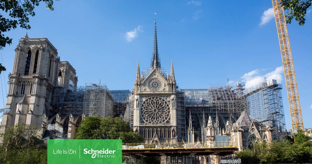 Schneider Electric sprijină restaurarea Catedralei Notre Dame