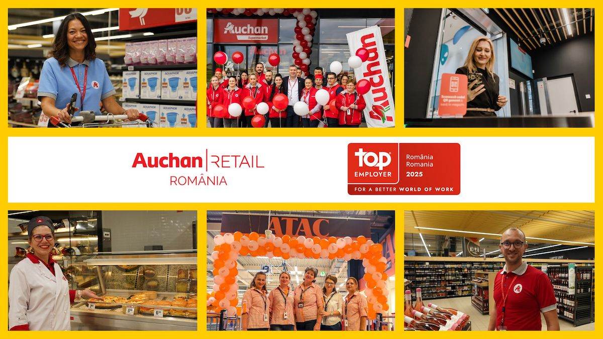 Auchan România, angajator de Top pentru al treilea an consecutiv în 2025