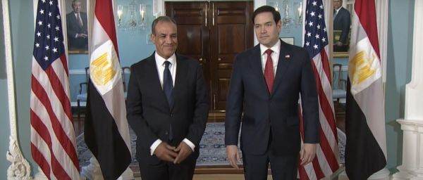 Badr Abdelatty, şi omologul său american, Marco Rubio