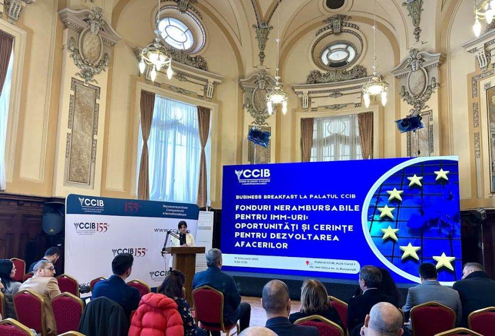 CCIB a organizat un Business Breakfast dedicat accesării fondurilor europene şi guvernamentale pentru IMM-uri