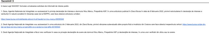 Nevasta preşedintelui Agenţiei Naţionale de Integritate este GARANŢIA de integritate a preşedintelui ASF, Nicu Marcu.