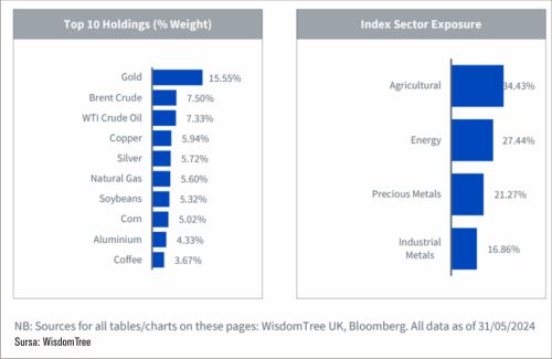 TradeVille: Randamentul ETF-ului Wisdomtree Enhanced Commodity Ucits, mult sub cel al indicelui S&P 500