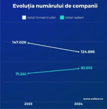 Explozie de insolvenţe: 7.274 de companii au intrat în incapacitate de plată anul trecut