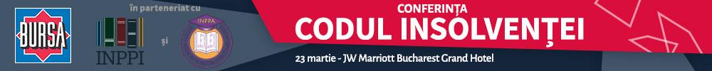 Conferinţa BURSA “Codul Insolvenţei”