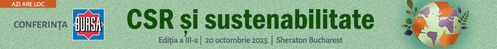 Conferinţa BURSA “CSR şi sustenabilitate”