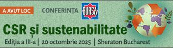 Conferinţa BURSA “CSR şi sustenabilitate”