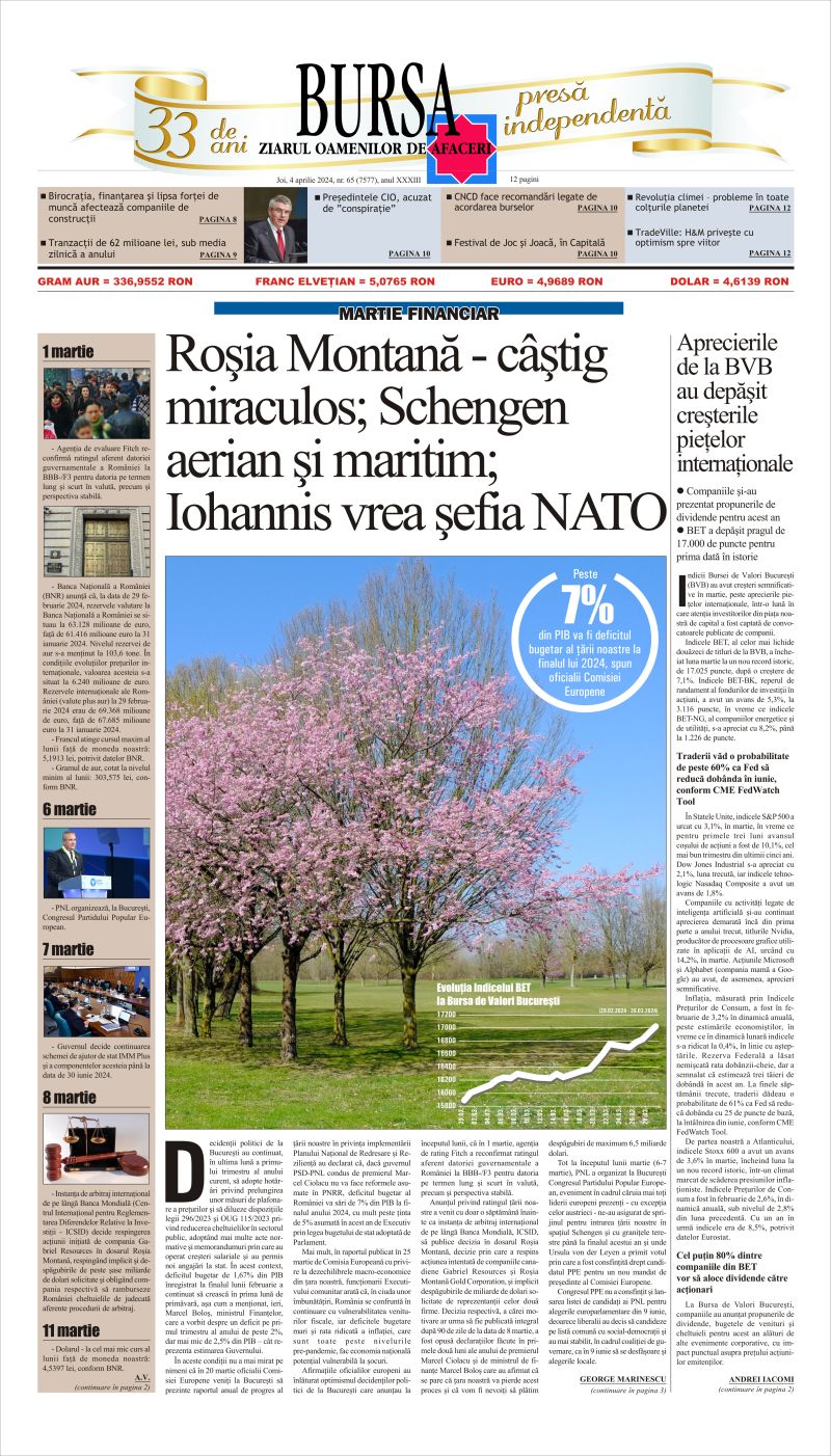 Ediţia din 04.04.2024