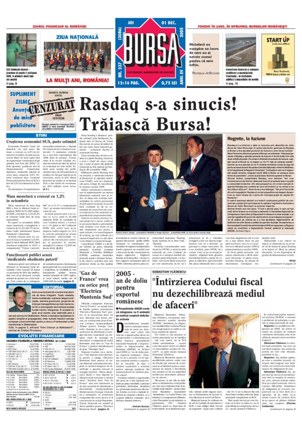 Ediţia din 01.12.2005