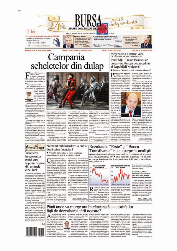 Ediţia din 31.10.2014