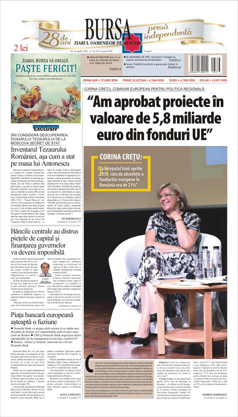 Ediţia din 25.04.2019