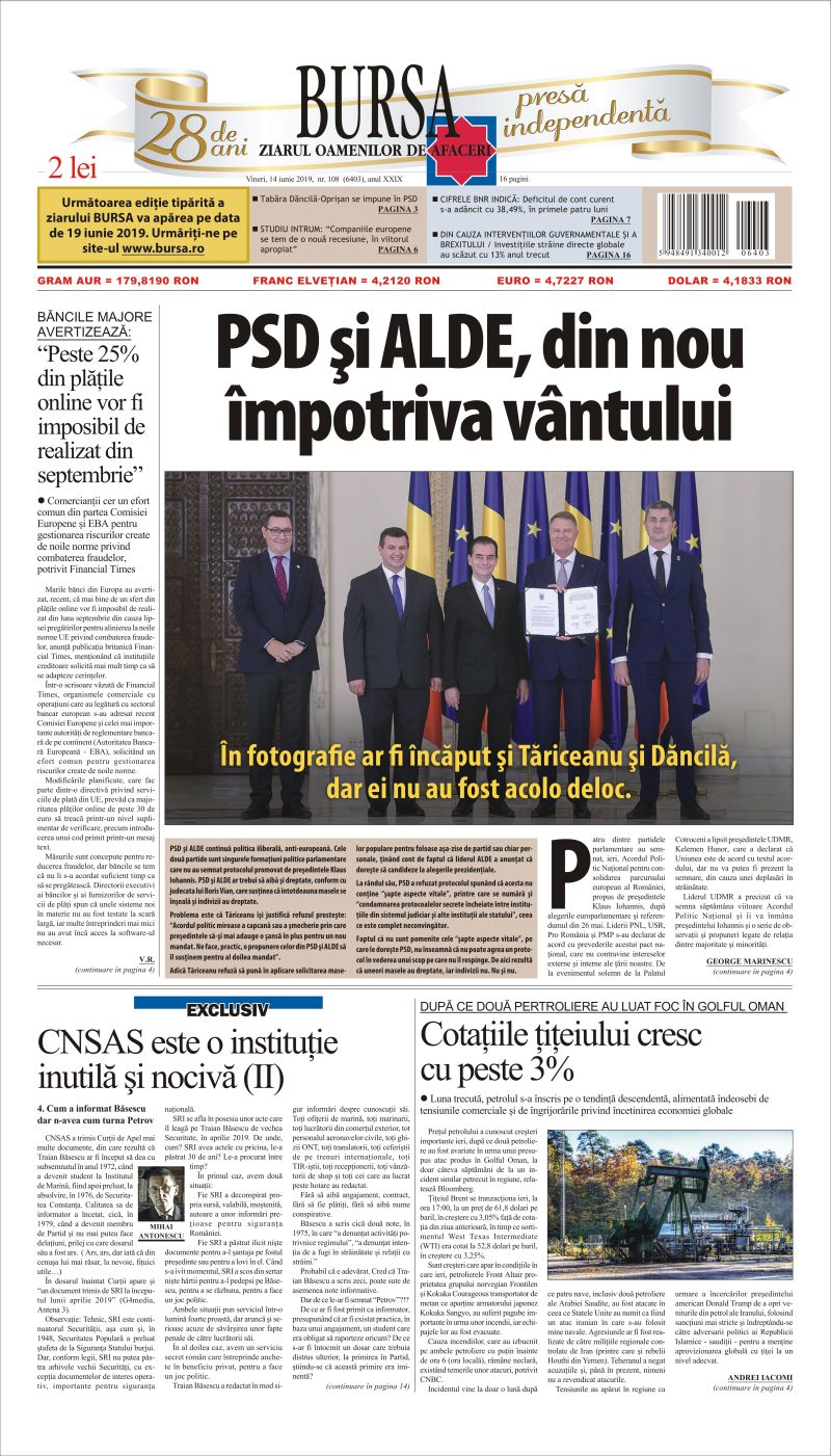 Ediţia din 14.06.2019